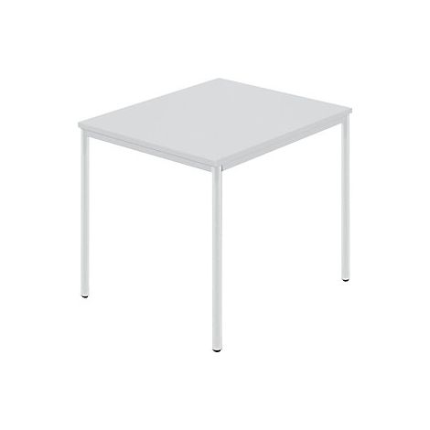 Mesa rectangular  tubo redondo revestido  A x P 800 x 800 mm 