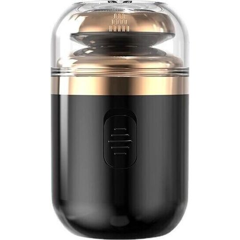 Mini afeitadora eléctrica portátil, afeitadora de cápsula recargable para hombres (1/5)