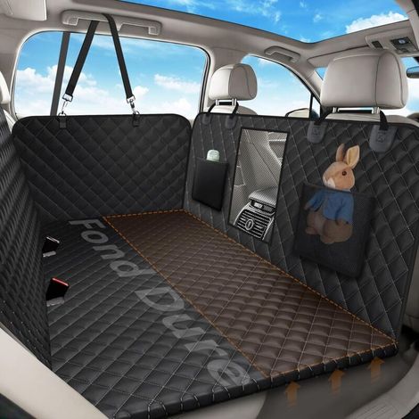 Housse de Siège Arrière pour Chien Voiture SUV Camion, Extenseur 180Kg Renforcé, Imperméable&Anti-Rayures, Hamac Voyage Extra Large pour Chiens de Grande Taille, Facile à Installer&Nettoyer