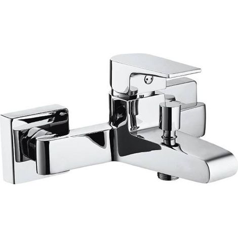 Miscelatore Per Vasca Esterno Con Duplex OMEGA - Incluso Set Doccia - Materiale: Ottone Cromato (1/3)