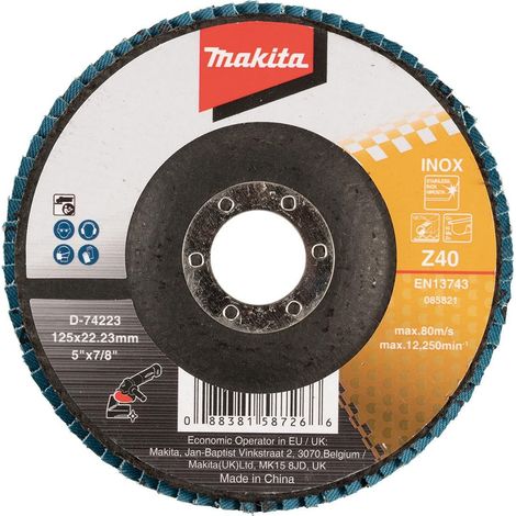 Makita - Disco di lame (125 mm, zirconia, grana 40)