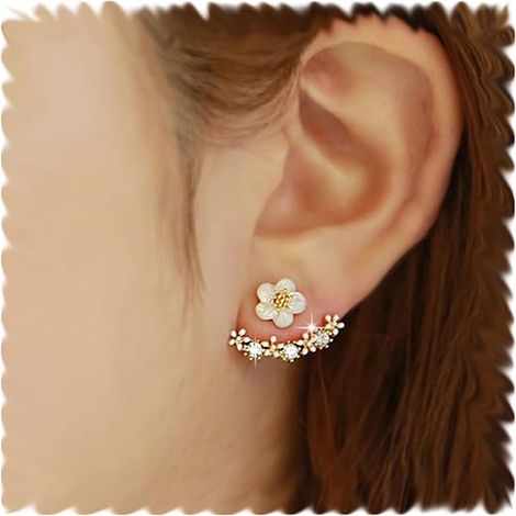 Accessoires de mode pour femmes Boucles d'oreilles à clous en cristal Boucles d'oreilles dorées Bijoux
