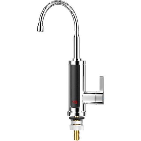 Durchlauferhitzer 220 V elektrischer Wasserhahn Edelstahl elektrischer Durchlauferhitzer Wasserhahn elektrischer Wasserhahn 360 Grad drehbar