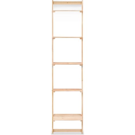 Maison Exclusive - Leiterregal Zedernholz 41,5x30x176 cm (1/5)