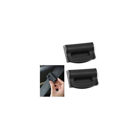 2x Adjustable Anti-Slip Car Seat Belt Clips – For Driver and Passenger, Easy Installation