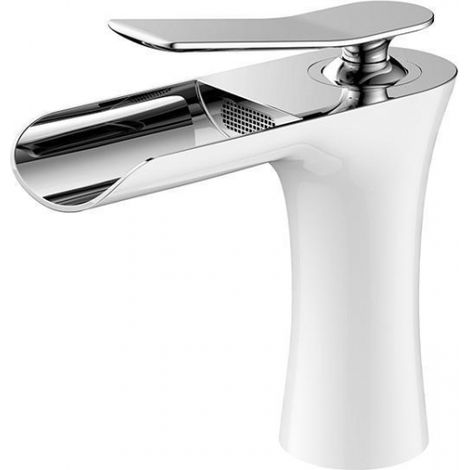 Robinet de lavabo sur plage 039 blanc collection Argolide