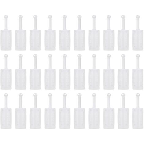 BUNTHAUS Lot de 30 filtres de pulvérisation de peinture réutilisables en fine, adaptés pour le bois, la finition, le revêtement métallique, les outils d'art mural, 3,6 cm (1/5)