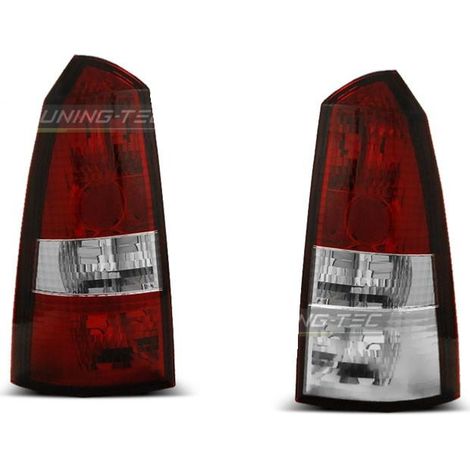 Paire de feux arriere Ford Focus 1 98-04 rouge blanc-27335897