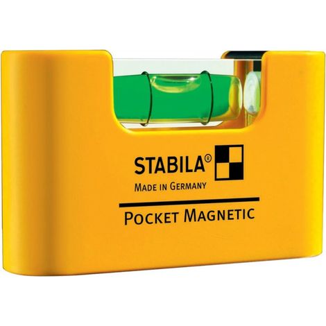 Mini-nivel de bolsillo 7cm magnético Stabila