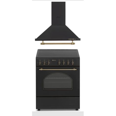 SOLTHERMIC COMBO PACK COCINA ELÉCTRICA VITROCERAMICA CON HORNO + CAMPANA H60PR
