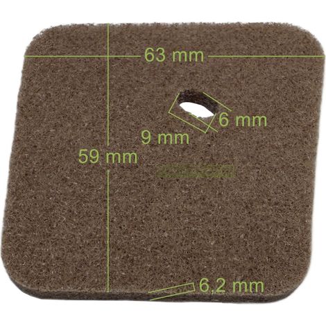 filtre à air pour débroussailleuse Stihl FC 55 FS 38 45 46 55 C-E D-Z Z R R-DZ Z RC-E / 41401242800 (1/3)