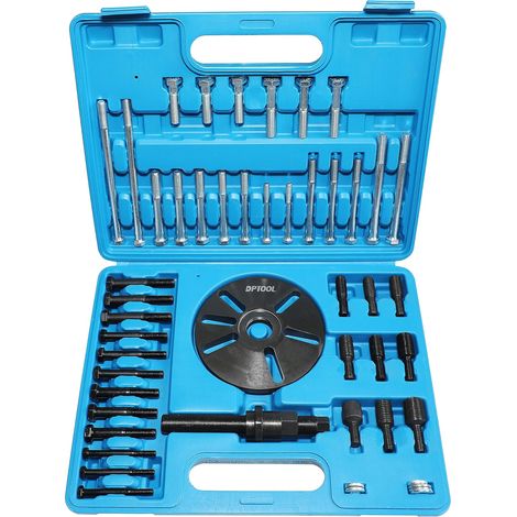 Outils de retrait et d'installation d'extracteur d'équilibreur harmonique Extracteur de volant d'inertie Kit d'extraction de poulie de vilebrequin, installation et extracteur de volant (1/5)
