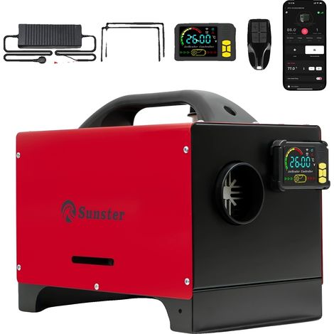 Chauffage au diesel, Contrôle Bluetooth, Système de chauffage efficace, 8KW (1/5)