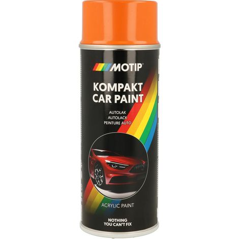 PEINTURE ACRYLIQUE KOMPAKT 42750 ORANGE BRILLANT 400ML MOTIP