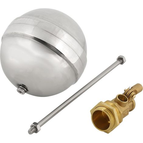 Robinet à tournant sphérique de flotteur de capteur d'eau, vanne DN25 G1 en laiton professionnel pour la mesure de liquide de commutateur de niveau magnétique (1/5)