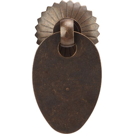 10 jeux de poignées de tiroir rétro avec éléments vintage, motif graine de melon, couleur bronze antirouille et vis, adaptés aux boîtes à bijoux.
