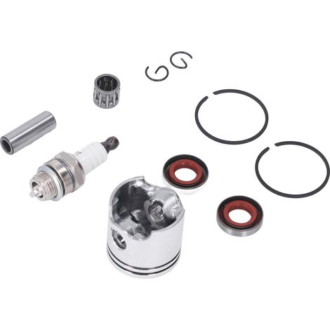 Kit de couvercle de piston pour débroussailleuse Stihl FS120 : roulement à aiguilles, circlip, goupille et joint d'huile (1/5)