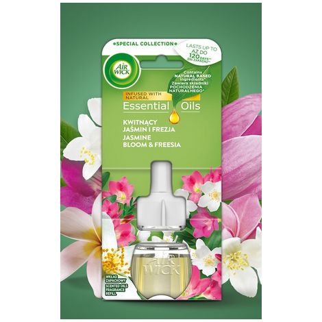 014842 Ricarica per diffusore elettrico Air Wick "Gelsomino e Fresia in fiore" da 19 ml. (1/2)