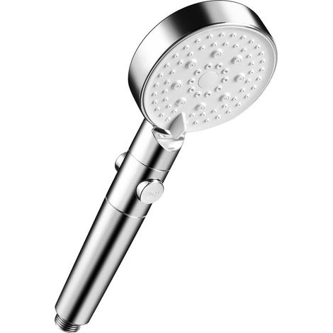 Pommeau de douche, pommeau de douche à main avec 5 modes de pulvérisation réglables, douchette à main à économie d'eau haute pression pour adultes, enfants, animaux domestiques, utilisation à la maiso (1/5)