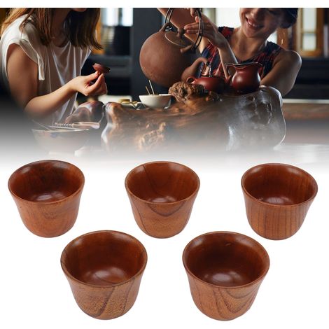 Tasses à thé, à café et à vin de style Kung Fu japonais, lot de 5 (1/5)