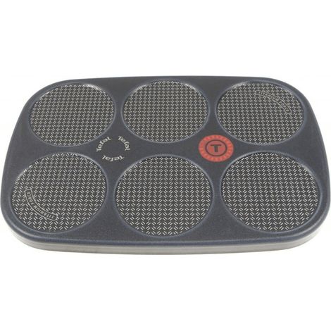 Tefal – Plaque de cuisson pour 6 crêpes – Compatible série 2 – Cuisson homogène – Facile à monter – Durable (1/4)