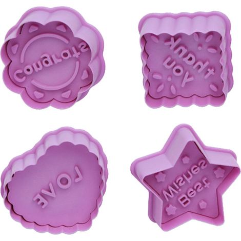 4-teiliges 3D-Ausstechformen-Set für Weihnachts- und Thanksgiving-Plätzchen, DIY-Backformen, Küchenutensilien (1/5)