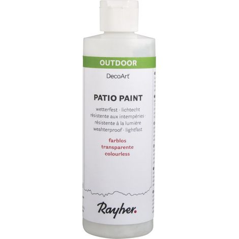 Peinture acrylique, transparent, 1 pce., 236ml, sol. aqueuse, permanente, Technique du glacis, école, jardin, maison, anniversaire, incolore (1/5)