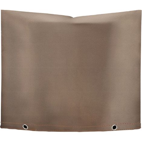 Cubierta aislante para dispositivo antirretorno, modelo 420D, tamaño 30 x 24 pulgadas, color: marrón café, material: tela Oxford 420D y algodón, protección contra heladas para riego exterior. (1/5)