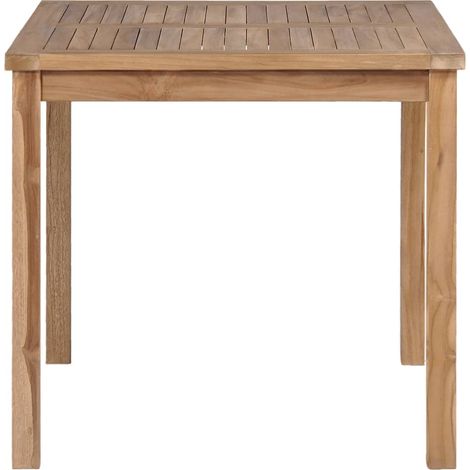 Maison Exclusive - Gartentisch 80x80x77 cm Massivholz Teak