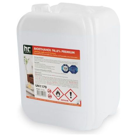 15x 10 L FLAMBIOL® Bioethanol 96,6% Premium für Ethanolkamin (1/5)