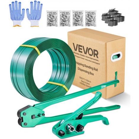 Set di Reggiatura per Cinghie Plastiche, Rotolo di Reggetta in (1/5)