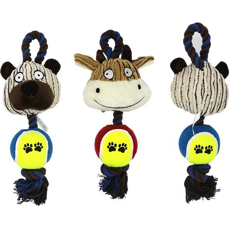 Ensemble de 3 accessoires pour jouets pour animaux résistants aux morsures et aux dents (1/5)