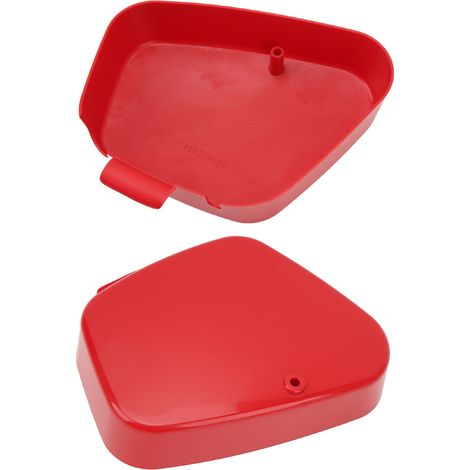 Couvercle de cadre de boîtier de batterie côté droit 83600-459-910ZA, Surface lisse rouge pour CT90 CT110 CA105T (1/5)