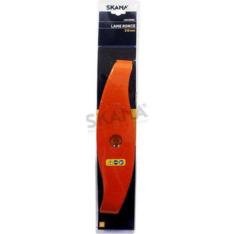 Lama in acciaio a 2 denti ø: 315 mm speciale per rovi con profilo curvato. Diametro: 25,4 mm spessore: 3 mm per decespugliatori a palo