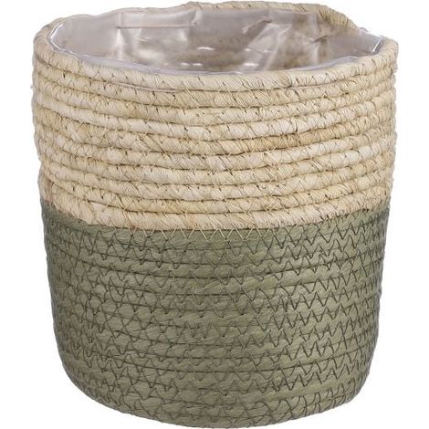 Mica Aufbewahrungskorb Rachel rund grün 16 x 16 cm Deko-Accessoires (1/3)