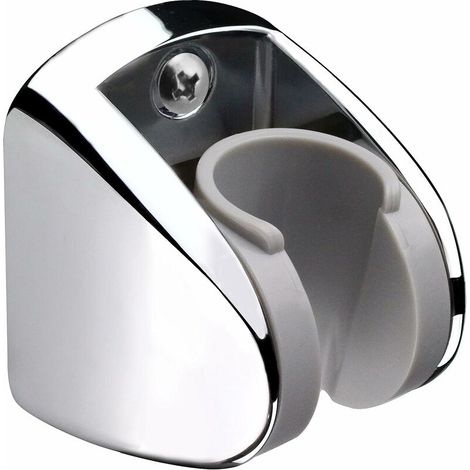 DEESSE SHOP - Support de douche mural pour pommeau de douche à main, support réglable en hauteur - Grand angle réglable pour s'adapter à n'importe quel espace de salle de bain - Chrome (1/4)