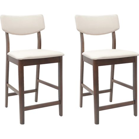 Dining Chairs 2 pcs Light Brown 48 x 49 x 95 cm vidaXL