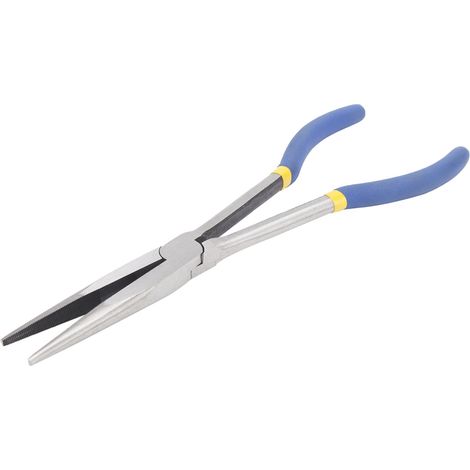 11 Zoll lange Spitzzange aus Stahl mit rutschfestem Griff, Reparaturwerkzeug (1/5)