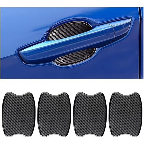 4 Pièces Film Autocollant Poignée Portière Voiture, Autocollant Anti-Rayures pour Poignée Voiture, Poignée De Porte Film De Protection pour Universelle pour La Plupart des Véhicules(7.5x10cm) (1/5)
