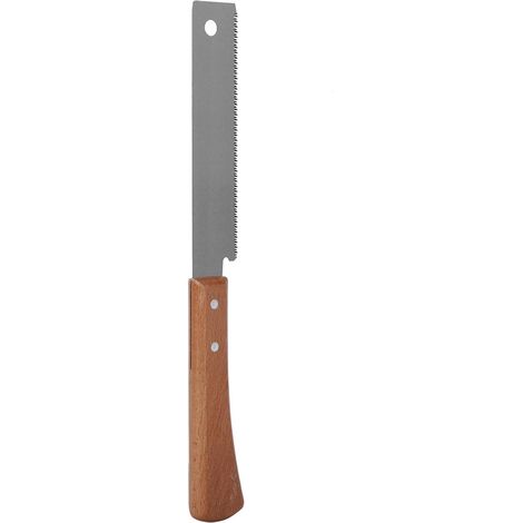 12 Inch Japanese Pull Saw Beech Wood Handle SK5 Steel Blade 300mm for Woodworking and Garden Pruning (1/5)