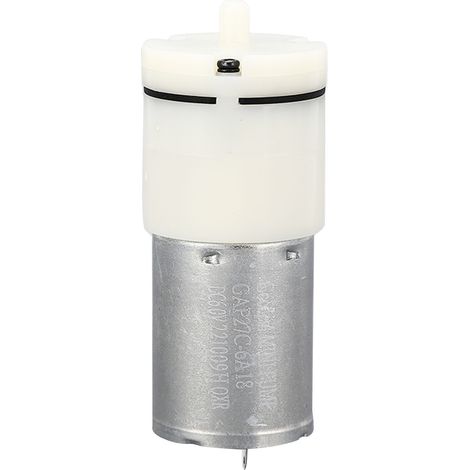 Mini pompe à air électrique 370 moteur mini surpresseur vide pour aquarium instrument de traitement DC6V (1/5)
