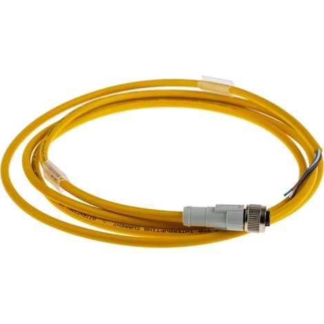 Câble d'actionneur Eaton 4 conducteurs , M12 Femelle pré-câblé, 2m ( Prix pour 1 )