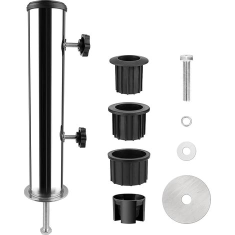 300 x 57 mm, universelle Halterung aus Edelstahl für 30/40 kg schwere Granitschirme, Halterung für Sonnenschirmständer im Freien für Terrasse und Terrasse (1/5)