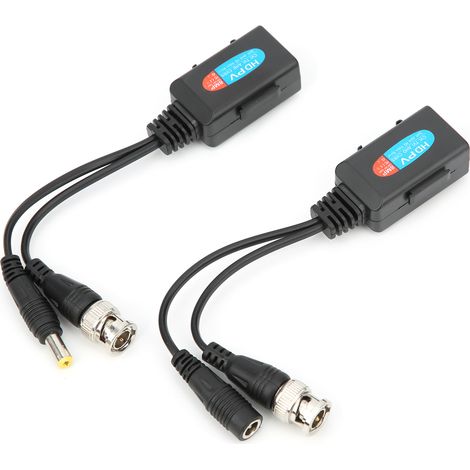 Balun vidéo HD 8MP coaxial passif pour émetteur-récepteur à paires torsadées AHd CVi TVi CVBS (1/5)