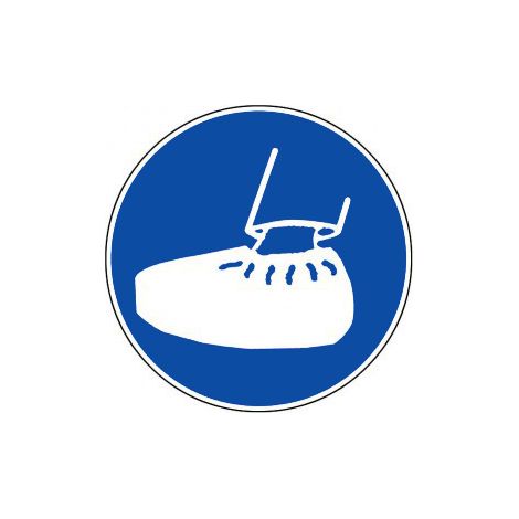 Panneau Port obligatoire de sur chaussures - Rigide Ø300mm - 4062624