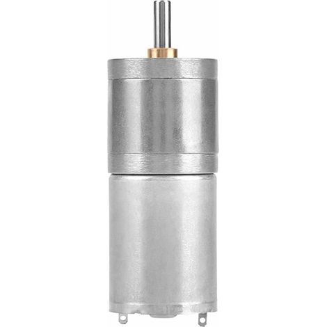 Moteur à Engrenages 25 Mm 25GA370 Engrenage Métallique de Haute Précision 60 Tr/min pour Rideau électrique Robot, Faible Bruit, 2 Pièces pour équipement de de Micro-mélangeur (1/5)