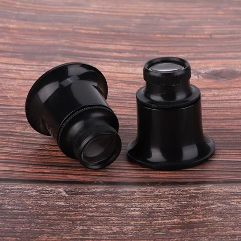 Set di 2 lenti d'ingrandimento 20X per la riparazione di orologi - Lente d'ingrandimento per orologiai (1/4)