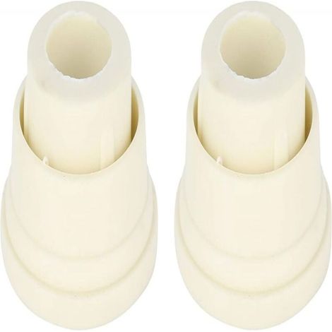 Pool escalator Rubber plug pour Échelle de piscine Bumper plug Set de 2 pièces blanc éChelle Pieds Piscine éChelle Bouchon en Caoutchouc Pare Chocs Garde Tampons de Remplacement éChelles sous M (1/5)