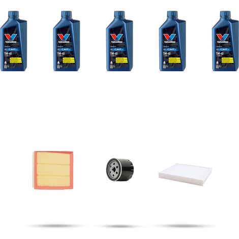 Kit tagliando 3 FILTRI e 5L OLIO compatibile con Skoda Octavia IV 1.6 SRE 81kw Dal 2020 (1/5)