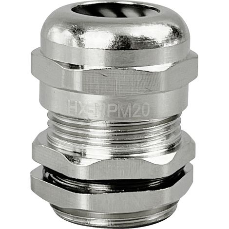 TRU COMPONENTS TC-10302832 Kabelverschraubung M20 Messing (vernickelt) Metall 1 St. (1/2)